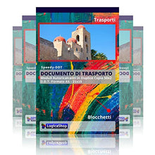 Laden Sie das Bild in den Galerie-Viewer, LogicaShop Speedy-DDT Bloc de documents de transport format A5 21 x 15 cm - Modules double copie - Blocs DDT 50 x 2 - Blocs autobloquants transports en double copie (40) - LogicaShop.it