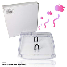 Charger l'image dans la galerie, LogicaShop Porta Calendario Giornaliero Perpetuo Piccolo da Tavolo con Portapenne Base Planner Agenda con Anelli - Almanacco Agenda Organizer Planning Scrivania Ufficio Settimanale Appuntamenti - LogicaShop.it