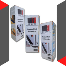 Carica l'immagine nel visualizzatore di Gallery, LogicaShop DRAFTS Paraspifferi Sotto Porta Blindata Ingresso, Guarnizione Isolante Porte e Finestre Anti Spifferi Aria e Insetti, Universale, Nero (Sottoporta)