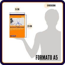 Carica l'immagine nel visualizzatore di Gallery, LogicaShop Ricevute Sanitare Non Numerate in Duplice Copia Autoricalcante 50x2 - Formato A5