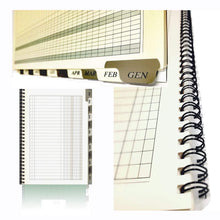 Laden Sie das Bild in den Galerie-Viewer, LogicaShop Registro Scadenziario A4, Pagamenti Mensile 12 mesi (1) - LogicaShop.it