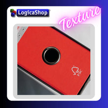 Cargar imagen en el visor de la galería, LogicaShop UBOX Set Raccoglitori ad Anelli A4, Faldoni Ufficio con Custodia (Dorso 8, 3Pz Commerciale, Rosso) - LogicaShop.it