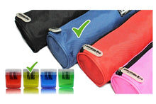 Carica l'immagine nel visualizzatore di Gallery, LogicaShop Astuccio Portapenne Piccolo a Bustina Morbido Impermeabile Scomparto Vuoto 1 Zip, (Blu)