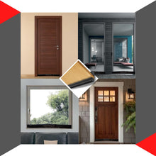 Carica l'immagine nel visualizzatore di Gallery, LogicaShop DRAFTS Paraspifferi Sotto Porta Blindata Ingresso, Guarnizione Isolante Porte e Finestre Anti Spifferi Aria e Insetti, Universale, Nero (Sottoporta)