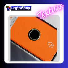 Laden Sie das Bild in den Galerie-Viewer, LogicaShop UBOX Set Raccoglitori ad Anelli A4, Faldoni Ufficio con Custodia (Dorso 8, 12Pz Commerciale, Arancione) - LogicaShop.it