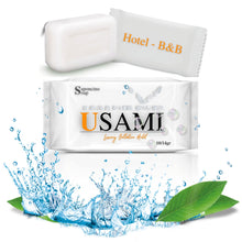 Charger l'image dans la galerie, LogicaShop USAMI Saponette Monouso Hotel, B&b, Alberghi, Kit Cortesia Bagno 14gr (500)