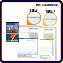 Load image into Gallery viewer, LogicaShop Speedy-DDT Blocco Documento di Trasporto Formato A5 21x15 cm Moduli Doppia Copia - Blocchetto DDT 50x2 - Blocchetti Autoricalcanti Trasporti in Duplice Copie - LogicaShop.it