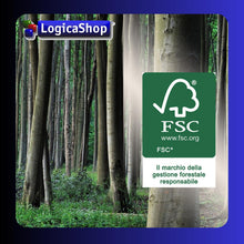 Carica l'immagine nel visualizzatore di Gallery, LogicaShop UBOX Set Raccoglitori ad Anelli A4, Faldoni Ufficio con Custodia (Dorso 8, 6Pz Commerciale, Lime) - LogicaShop.it