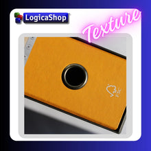 Laden Sie das Bild in den Galerie-Viewer, LogicaShop UBOX Set Raccoglitori ad Anelli A4, Faldoni Ufficio con Custodia (Dorso 8, 12Pz Commerciale, Giallo) - LogicaShop.it