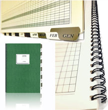 Carica l'immagine nel visualizzatore di Gallery, LogicaShop Scadenziario Mensile 12 mesi, Scadenzari A5, Quaderno Pagamenti, Registro Scadenzario Incassi Annuale, Scadenziari Fatture Ufficio