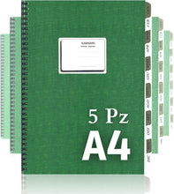 Carica l'immagine nel visualizzatore di Gallery, LogicaShop Scadenziario Mensile 12 mesi, Scadenzari A4, Quaderno Pagamenti, Registro Scadenzario Incassi Annuale, Scadenziari Fatture Ufficio