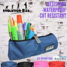 Carica l'immagine nel visualizzatore di Gallery, LogicaShop Astuccio Portapenne Piccolo a Bustina Morbido Impermeabile Scomparto Vuoto 1 Zip, (Blu)