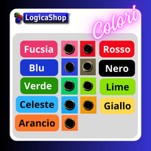 Charger l'image dans la galerie, LogicaShop UBOX SET 12 RACCOGLITORI AD ANELLI A4 CON CUSTODIA – CLASSIFICATORI FALDONI DOCUMENTI ARCHIVIO UFFICIO – DOX REGISTRATORI A LEVA (Dorso 8, Commerciale 32cm, 9 Colori) - LogicaShop.it