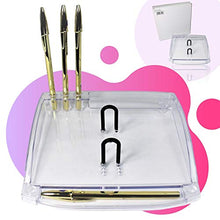 Carica l&#39;immagine nel visualizzatore di Gallery, LogicaShop Porta Calendario Giornaliero Perpetuo Piccolo da Tavolo con Portapenne Base Planner Agenda con Anelli - Almanacco Agenda Organizer Planning Scrivania Ufficio Settimanale Appuntamenti
