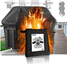 Carica l&#39;immagine nel visualizzatore di Gallery, LogicaShop Bear Grill BBQ - Custodia Copri Barbecue da Esterno Rettangolare, Impermeabile e Resistente (COVER 147x67x122)
