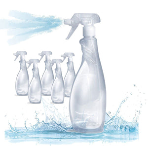 LogicaShop Spick & Spray Spruzzini Nebulizzatori Vuoti uso Professionale, Bottiglie Plastica Trasparente Flaconi Spray, Spruzzatori, Alimentari, Piante, Parrucchieri (5, 750 ml)