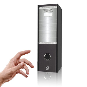 LogicaShop UBOX Raccoglitore ad Anelli A4, Faldone Ufficio con Custodia (Dorso 8, 1Pz Commerciale, Nero)