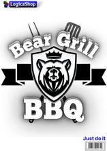 Carica l&#39;immagine nel visualizzatore di Gallery, LogicaShop ® Bear Grill BBQ Custodia Copri Barbecue da Esterno, Copertura Resistente Impermeabile Rettangolare (COVER 240x125X61)
