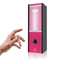 Laden Sie das Bild in den Galerie-Viewer, LogicaShop UBOX Raccoglitore ad Anelli A4, Faldone Ufficio con Custodia (Dorso 8, 1Pz Commerciale, Viola)
