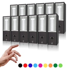 Carica l&#39;immagine nel visualizzatore di Gallery, LogicaShop UBOX Set Raccoglitori ad Anelli A4, Faldoni Ufficio con Custodia (Dorso 8, 12Pz Commerciale, Rosso)
