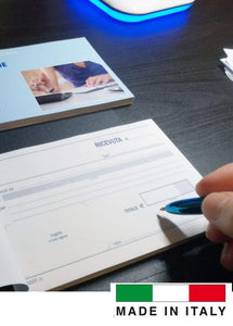 LogicaShop Blocchetto Ricevute Generiche Pagamento in Duplice Copia Autoricalcanti, per Associazioni Sportive e Affitto, 50x2 (5)