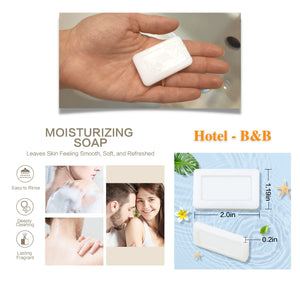 LogicaShop USAMI Saponette Monouso Hotel, B&b, Alberghi, Kit Cortesia Bagno 14gr (1000)