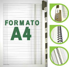 Load image into Gallery viewer, LogicaShop Registro Scadenziario A4, Pagamenti Mensile 12 mesi (1)

