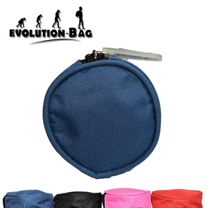 LogicaShop Astuccio Portapenne Piccolo a Bustina Morbido Impermeabile Scomparto Vuoto 1 Zip, (Blu)