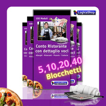 Cargar imagen en el visor de la galería, LogicaShop Conto Ordini Ristorante con Dettaglio Voci - Ricevuta Pagamento Pizzeria Trattoria (10)

