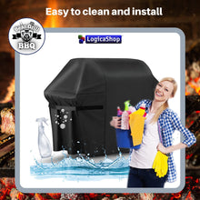 Carica l&#39;immagine nel visualizzatore di Gallery, LogicaShop Bear Grill BBQ - Custodia Copri Barbecue da Esterno Rettangolare, Impermeabile e Resistente (COVER 147x67x122)
