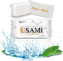 Load image into Gallery viewer, LogicaShop ® USAMI Disposable Hotel Soaps B&amp;B Hotels, Small Single-Dose, Bathroom Courtesy Kit
