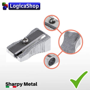 LogicaShop Sharpy Metal Set Temperini Piccoli in Metallo 1 Foro e Lama in Acciaio (5)