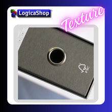 Carica l&#39;immagine nel visualizzatore di Gallery, LogicaShop UBOX Set Raccoglitori ad Anelli A4, Faldoni Ufficio con Custodia (Dorso 8, 12Pz Commerciale, Nero)
