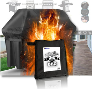 LogicaShop Bear Grill BBQ Custodia Copri Barbecue da Esterno, Copertura Resistente Impermeabile Rettangolare (COVER 147x67x122)