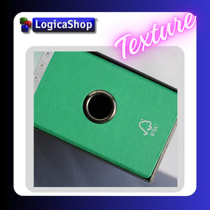 LogicaShop UBOX Set Raccoglitori ad Anelli A4, Faldoni Ufficio con Custodia (Dorso 8, 6Pz Commerciale, Verde)