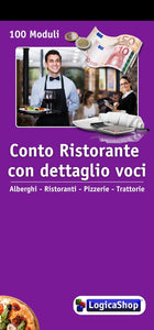 LogicaShop ® Restaurant-Bestellkontosperre mit Artikeldetails – Pizzeria Trattoria-Quittung
