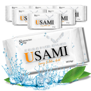 LogicaShop USAMI Saponette Monouso Hotel, B&b, Alberghi, Kit Cortesia Bagno 14gr (500)
