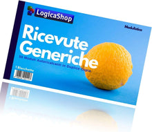 Carica l&#39;immagine nel visualizzatore di Gallery, LogicaShop ® Blocchi Ricevuta Generica in Duplice Copia, Blocchetto Libretti Ricevute Generiche, Blocchetti Autoricalcanti per Pagamento Associazione, Ricevutario ASD Sportive
