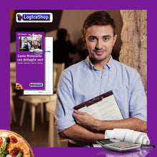 Cargar imagen en el visor de la galería, LogicaShop ® Blocco Conto Ordini Ristorante con Dettaglio Voci - Ricevuta Pizzeria Trattoria
