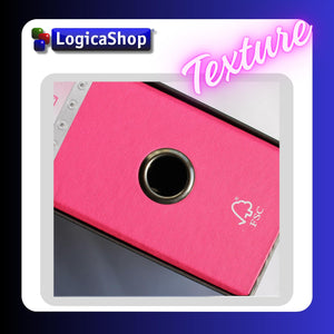 LogicaShop UBOX Set Raccoglitori ad Anelli A4, Faldoni Ufficio con Custodia (Dorso 8, 3Pz Commerciale, Viola)