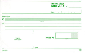 LogicaShop Blocchetto Ricevute Generiche Pagamento in Duplice Copia Autoricalcanti, per Associazioni Sportive e Affitto, 50x2 (5)