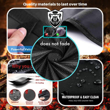 Carica l&#39;immagine nel visualizzatore di Gallery, LogicaShop Bear Grill BBQ - Custodia Copri Barbecue da Esterno Rettangolare, Impermeabile e Resistente (COVER 147x67x122)
