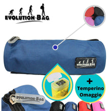 Carica l&#39;immagine nel visualizzatore di Gallery, LogicaShop Astuccio Portapenne Piccolo a Bustina Morbido Impermeabile Scomparto Vuoto 1 Zip, (Blu)
