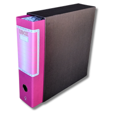 Cargar imagen en el visor de la galería, LogicaShop UBOX 1 RACCOGLITORE AD ANELLI A4 CON CUSTODIA – CLASSIFICATORI FALDONI DOCUMENTI ARCHIVIO UFFICIO – DOX REGISTRATORI A LEVA (Dorso 8, Commerciale 32cm, 9 Colori)
