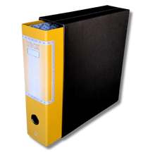 Cargar imagen en el visor de la galería, LogicaShop UBOX 1 RACCOGLITORE AD ANELLI A4 CON CUSTODIA – CLASSIFICATORI FALDONI DOCUMENTI ARCHIVIO UFFICIO – DOX REGISTRATORI A LEVA (Dorso 8, Commerciale 32cm, 9 Colori)
