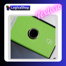 Carica l&#39;immagine nel visualizzatore di Gallery, LogicaShop ® UBOX SET 6 RACCOGLITORI AD ANELLI A4 CON CUSTODIA – CLASSIFICATORI FALDONI DOCUMENTI ARCHIVIO UFFICIO – DOX REGISTRATORI A LEVA (Dorso 8, Protocollo 35cm, 9 Colori)
