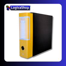 Cargar imagen en el visor de la galería, LogicaShop UBOX SET 3 RACCOGLITORI AD ANELLI A4 CON CUSTODIA – CLASSIFICATORI FALDONI DOCUMENTI ARCHIVIO UFFICIO – DOX REGISTRATORI A LEVA (Dorso 8, Protocollo 35cm, 9 Colori)
