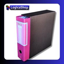 Cargar imagen en el visor de la galería, LogicaShop ® UBOX SET 6 RACCOGLITORI AD ANELLI A4 CON CUSTODIA – CLASSIFICATORI FALDONI DOCUMENTI ARCHIVIO UFFICIO – DOX REGISTRATORI A LEVA (Dorso 8, Commerciale 32cm, 9 Colori)
