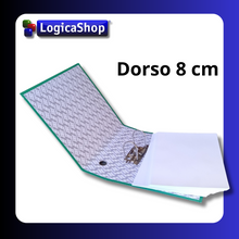 Carica l&#39;immagine nel visualizzatore di Gallery, LogicaShop ® UBOX SET 3 RACCOGLITORI AD ANELLI A4 CON CUSTODIA – CLASSIFICATORI FALDONI DOCUMENTI ARCHIVIO UFFICIO – DOX REGISTRATORI A LEVA (Dorso 8, Protocollo 35cm, 9 Colori)
